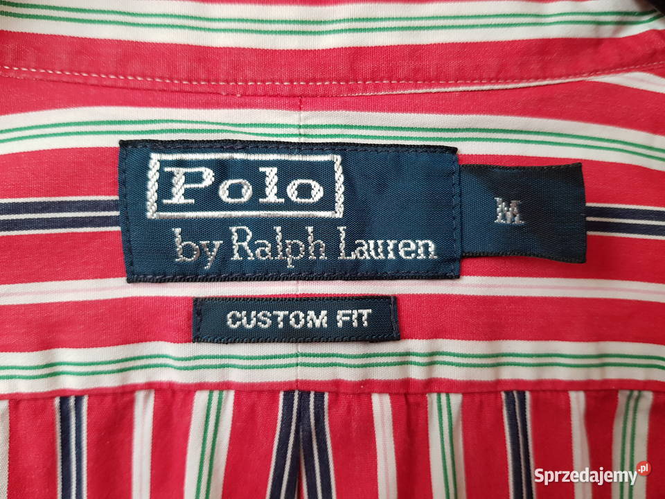 Koszula męska Ralph Lauren Custom Fit rozmiar M Odzież wyjściowa Moda i Styl Warszawa