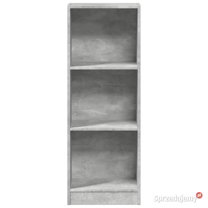 Regał szarość betonu 40x24x109 materiał mazowieckie Warszawa