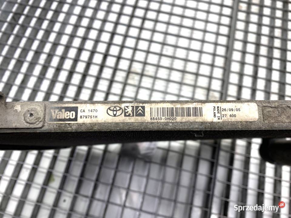 CHŁODNICA KLIMATYZACJI TOYOTA AYGO I 10 68