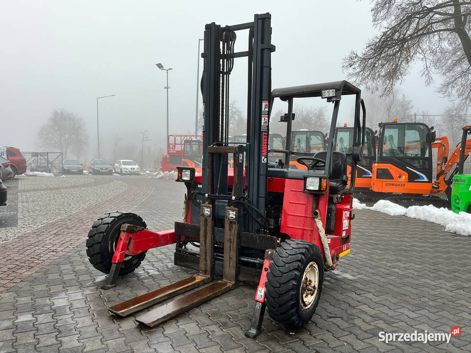 Moffett M4 203 wózek widłowy podwieszany 2 tony diesel Wózki widłowe Kęty