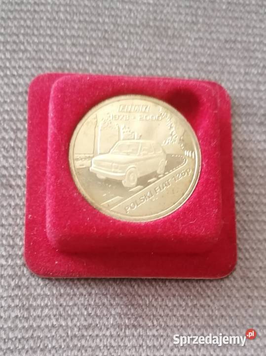 moneta okolicznościowa Polski Fiat 126p 2010 dolnośląskie Wrocław