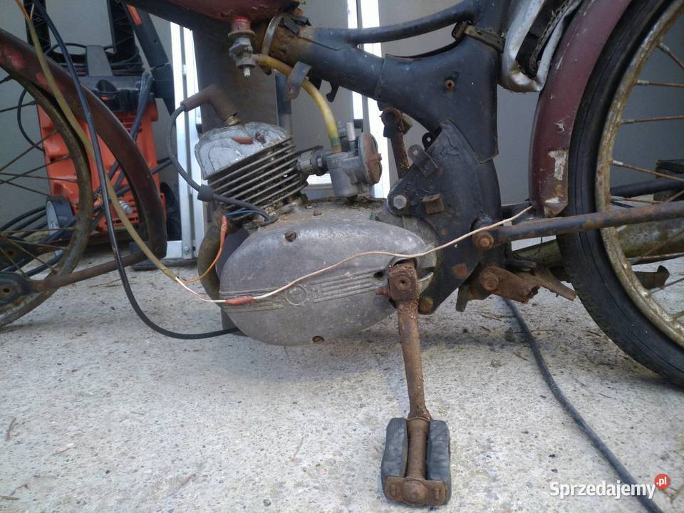 Motorower Komar 232 sztywniak na pedały silnik Skierniewice