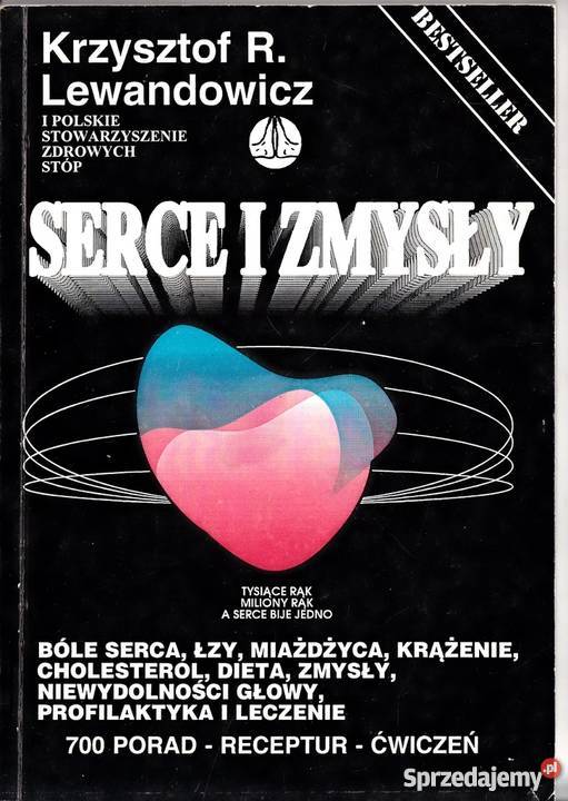 SERCE I ZMYSŁY LEWANDOWICZ KRZYSZTOF R zdrowie, pierwsza pomoc Poradniki, albumy i reportaże lubuskie Zielona Góra