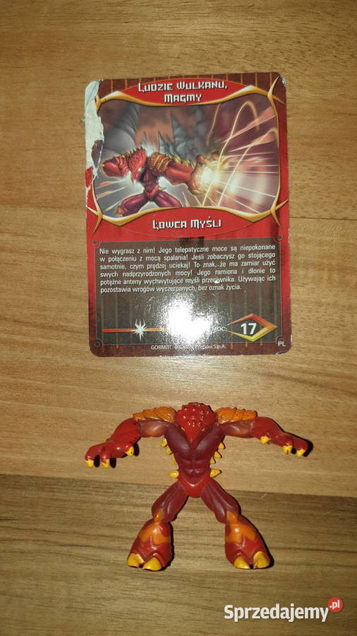 Gormiti 5 seria ludzie wulkanu magmy zestaw Warszawa