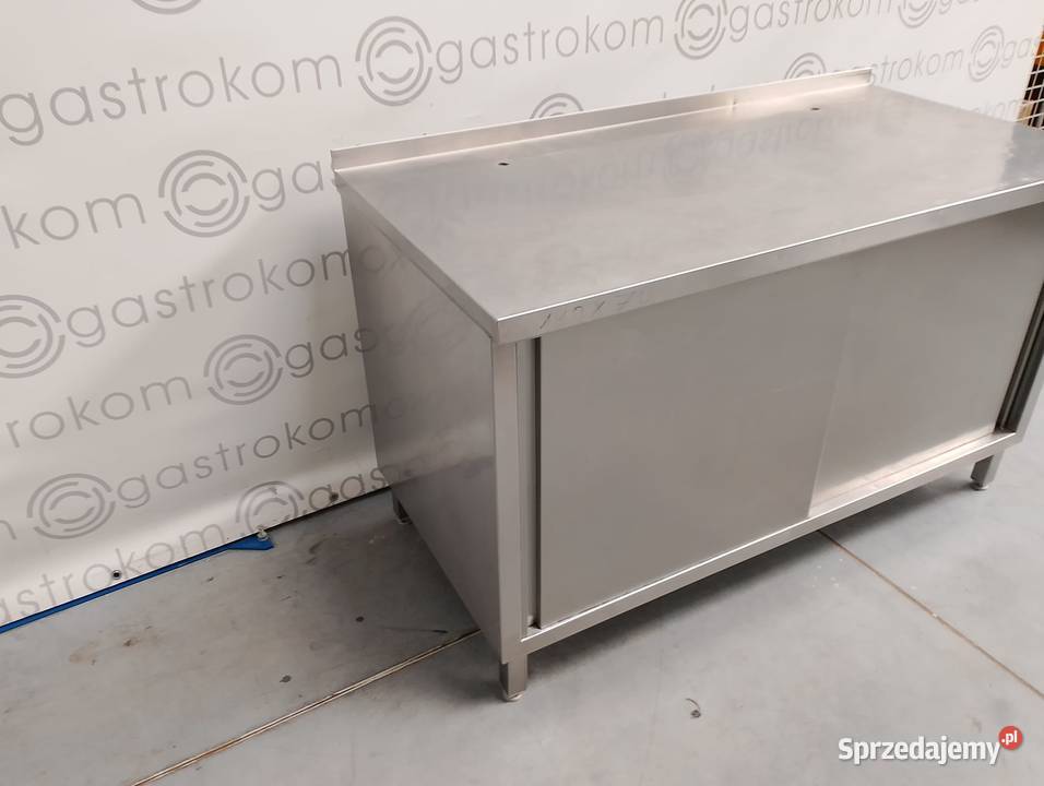 Stół z drzwiami suwanymi 140x70x85