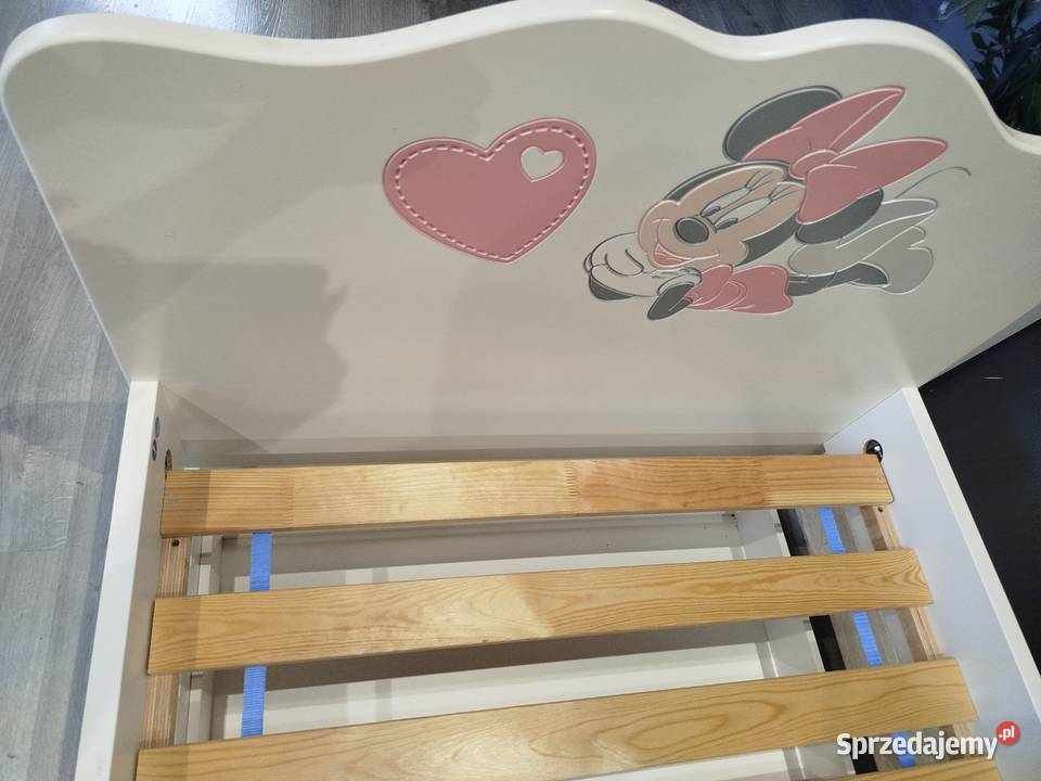 Łóżko Minnie Meblik materac Senpo skrzynia na 160cm Kobierzyce