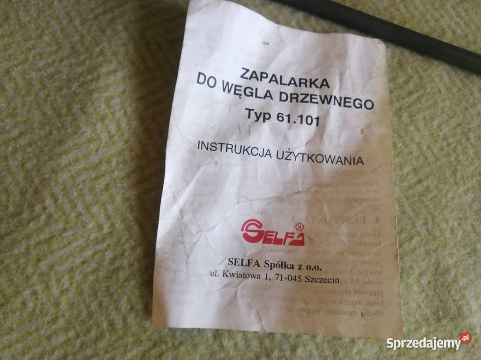 Elektryczna zapalarka do grilla węgla Selfa 400W zachodniopomorskie Szczecin