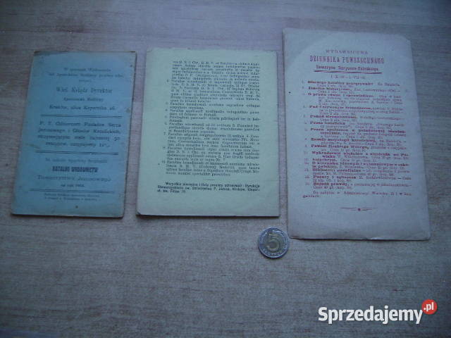 Starocie z PRL Dewocjonalia Zestaw 3 broszurki