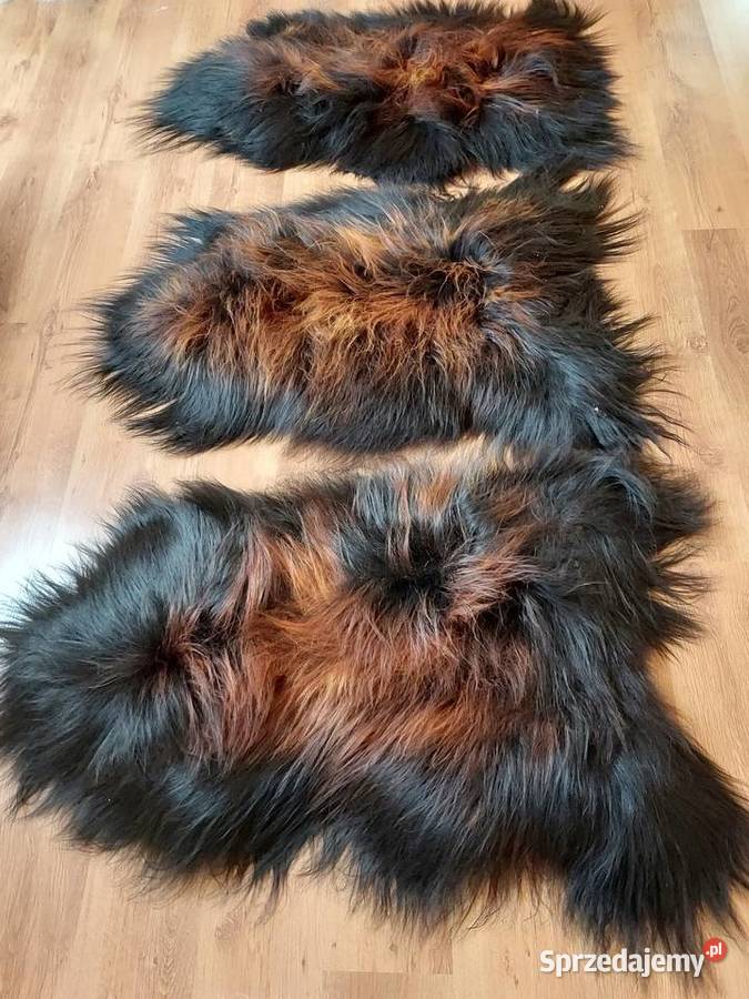 Skóra Owcza z Islandi Ognista Czerń XXXL