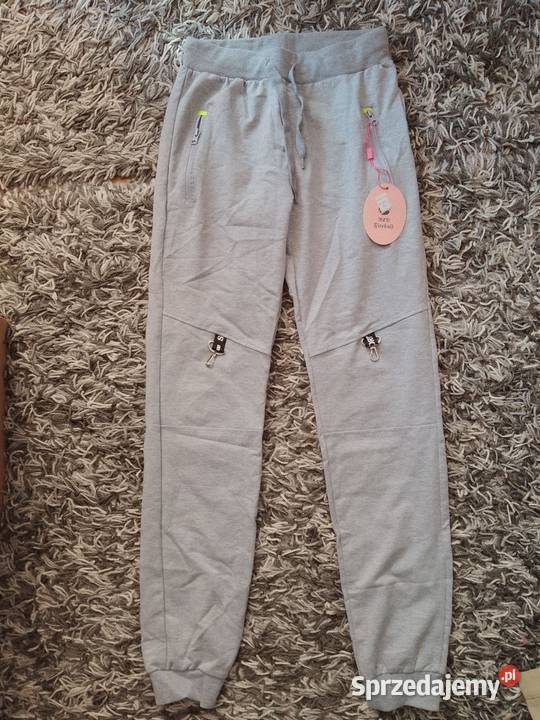 Spodnie dresowe szare damskie Chrzanów
