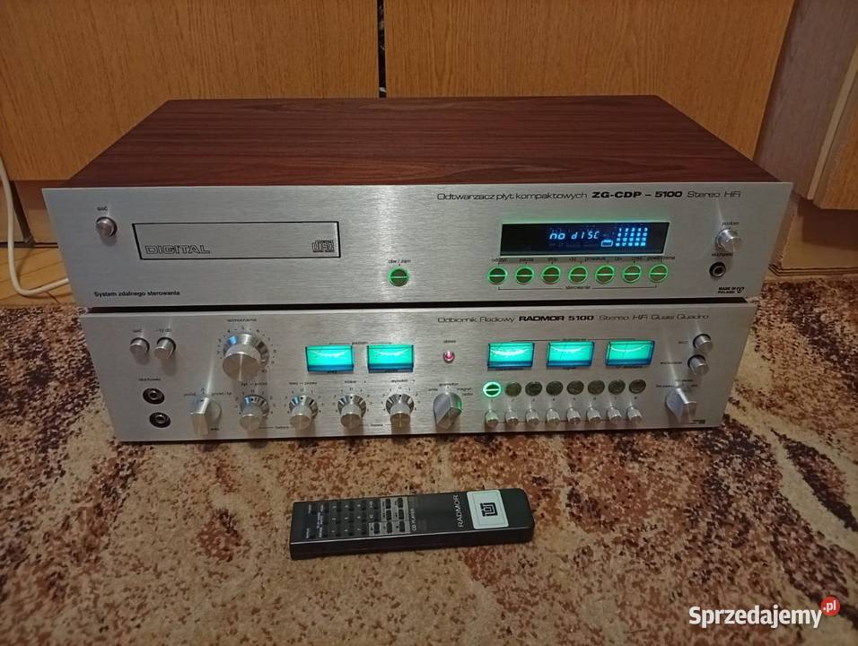 Amplituner Radmor 5100 i odtwarzacz ZGCDP 5100 Amplitunery