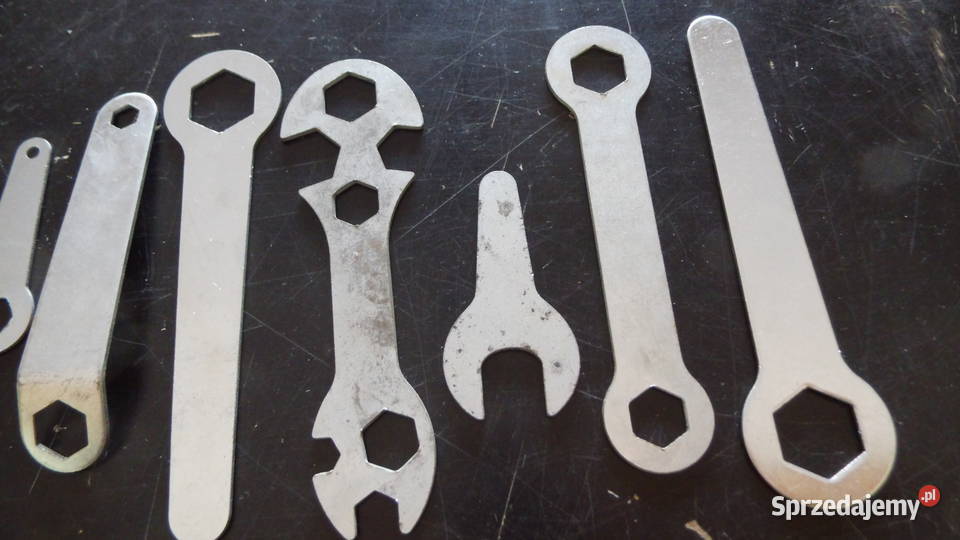 Wielki komplet płaskich kluczy Radzewice