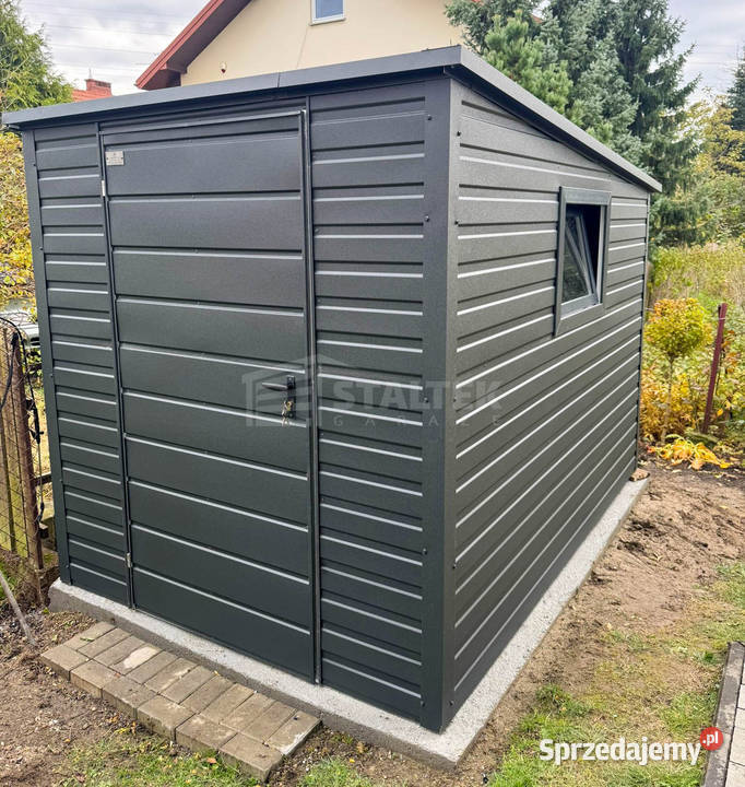 Schowek Domek Ogrodowy 23m Drzwi Okno Antracyt Giżycko sprzedam