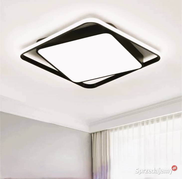 Plafon lampa sufitowa czarny romb Mauryców