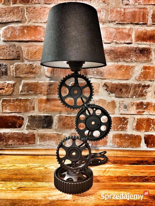 Lampa stołowa lapka stołowa z częsci czarny