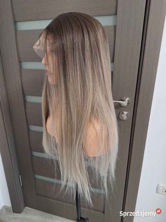 Długi koronkowy blond ombre peruka Malbork sprzedam