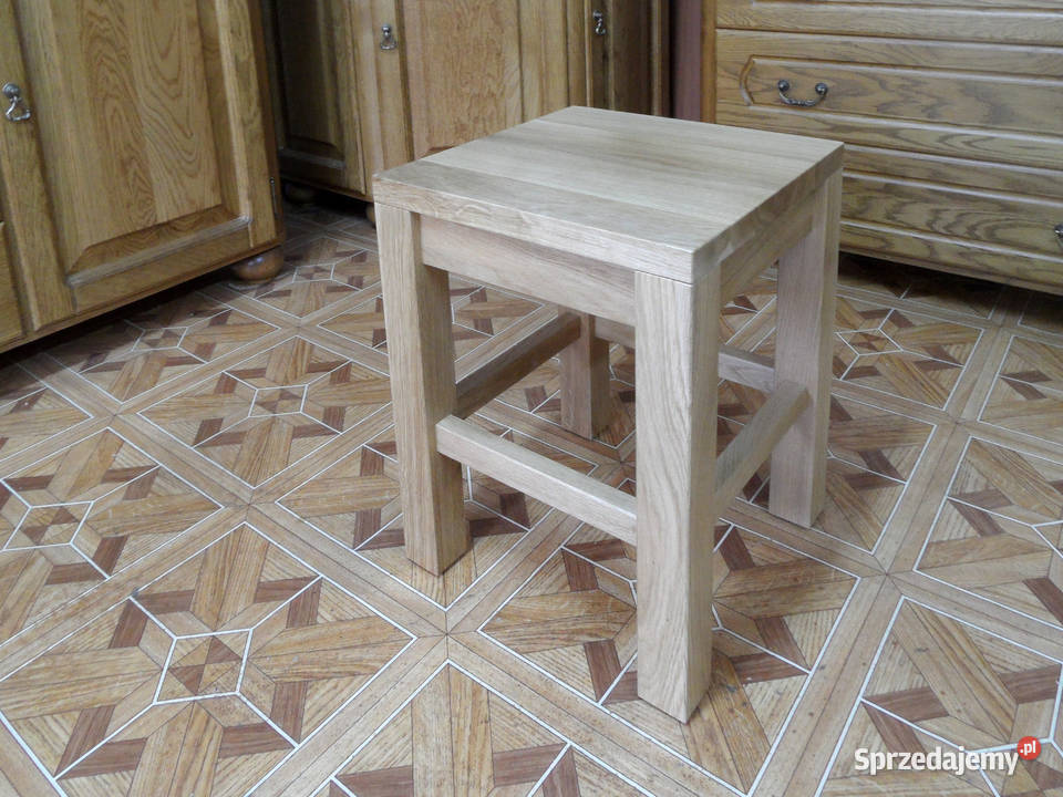 Taboret dębowy 100 dąb Maków Podhalański