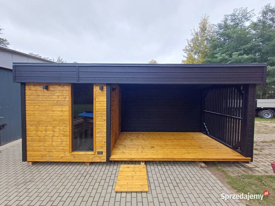 Sauna Ogrodowa izolowana z dużym Tarasem Płock