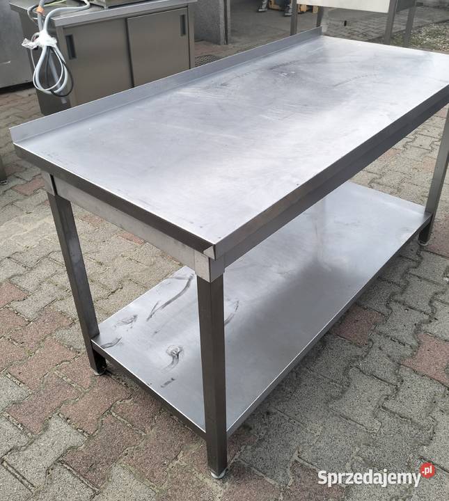 Stół gastronomiczny 150x70x85 z półką Słupia Kapitulna