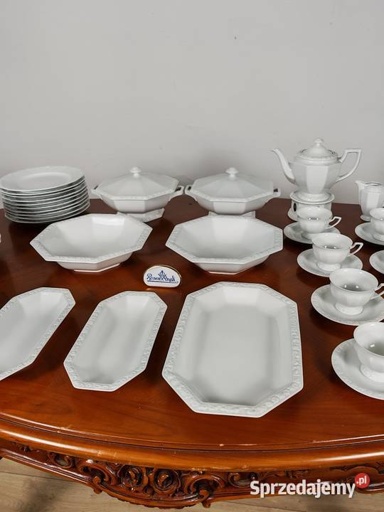 Zestaw porcelany Rosenthal biała Maria 10 osób
