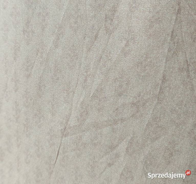Duża chusta szal dupatta beż wzór geo bawełna