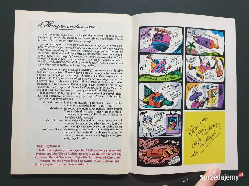 Tytus Romek i ATomek księga XVIII wyd3 1991 Komiksy Gdynia
