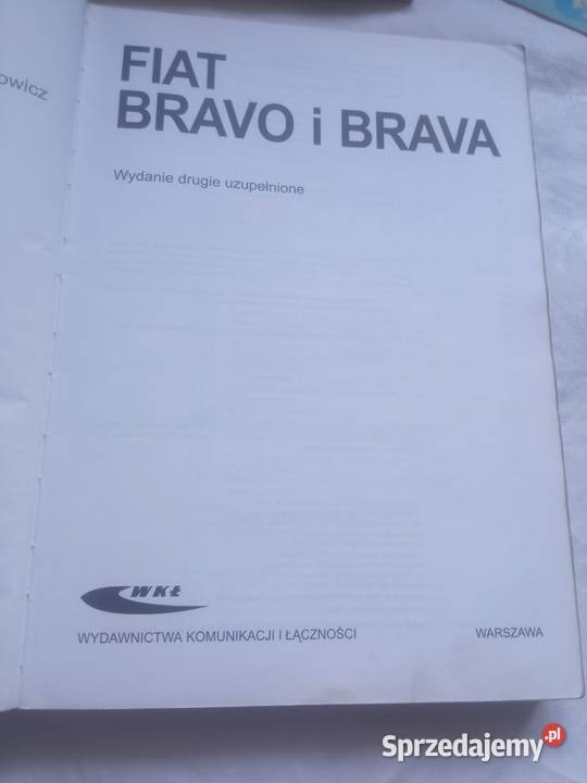 Fiat Bravo i Brawa instrukcja obsługi książka Szczecin