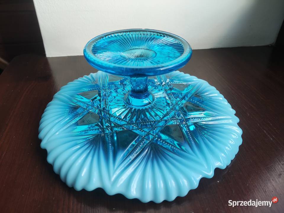 George Davidson szklana patera wzór Victoria małopolskie Kraków