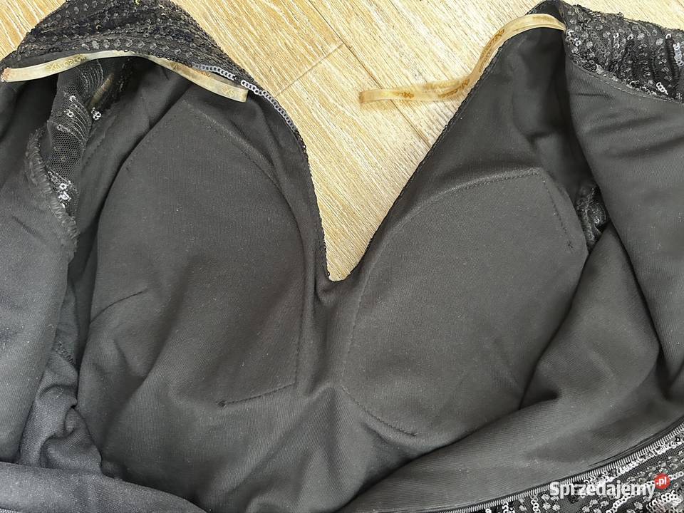 Elegancka czarna sukienka XL sukienka wieczorowa Spódnice i sukienki mazowieckie Wyszków sprzedam