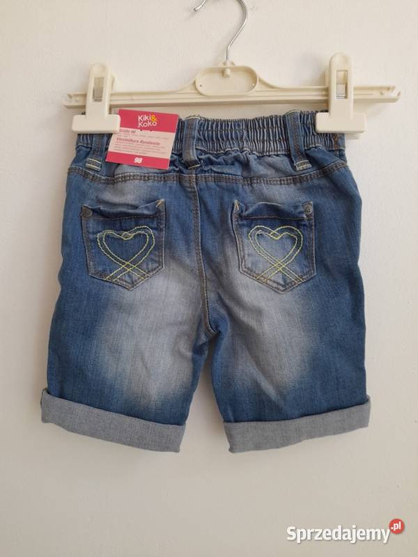 Krótkie spodenki jeansowe 98 dolnośląskie Bogatynia