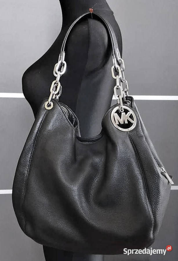 Michael Kors Fulton torba hobo czarna stan Gdańsk