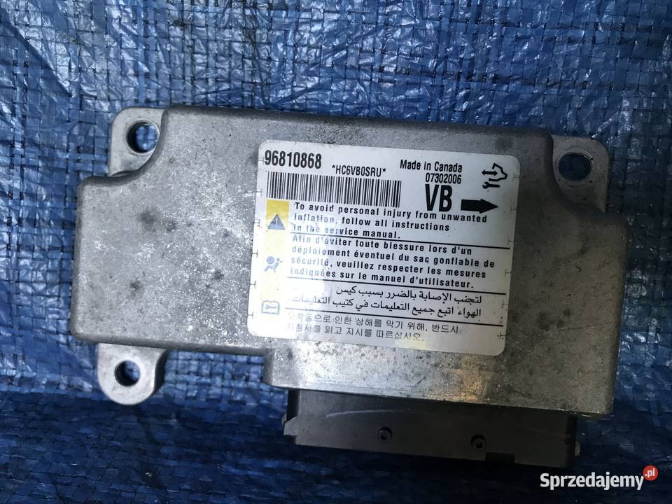OPEL Antara Captiva SENSOR AIRBAG 96810868