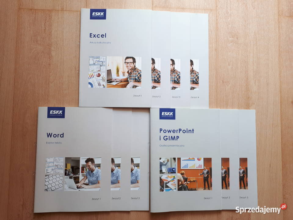 Excel Word PowerPoint i GIMP ESKK komplet Poradniki, albumy i reportaże śląskie Rybnik sprzedam