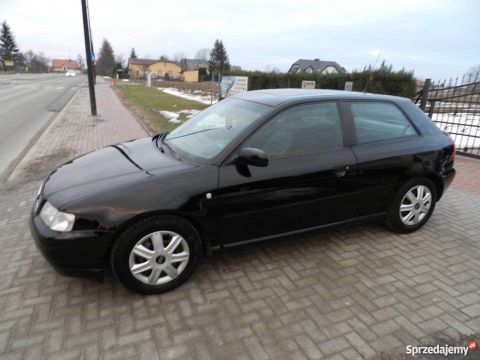 Czarne Audi A3 16 Gaz sekwencja 1998 Stan Świdnik