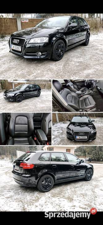 Sprzedam Audi a3 8P mały przebieg skóra navi Chełmno