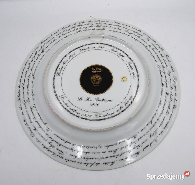 Porcelana Rosenthal Versace talerz świąteczny wielkopolskie Poznań sprzedam
