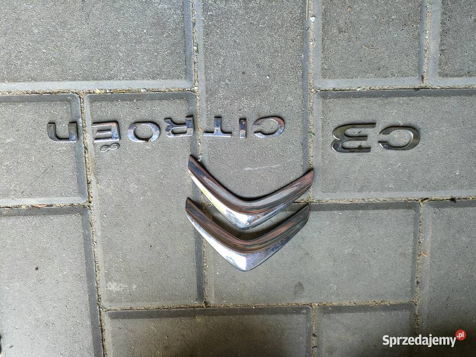 Emblemat znaczek citroen C3 Jarocin