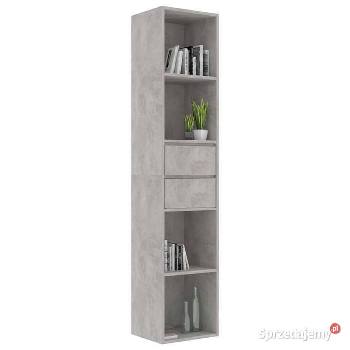 vidaXL Regał na książki betonowy szary 36x30x171 Warszawa