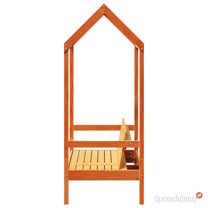 Ławka z daszkiem woskowy brąz 1175x70x1765 mazowieckie sprzedam