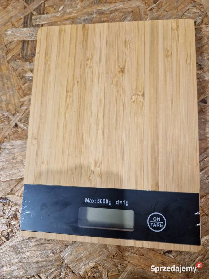 WAGA KUCHENNA ELEKTRONICZNA LCD BAMBUSOWA do 5 Głogowa