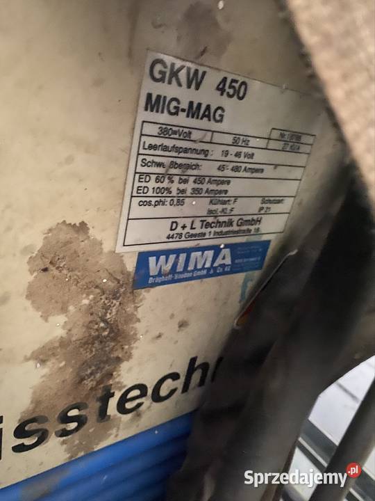 Migomat MIGMAG GKW 450 D L Technik GmbH spawarka Ciechanów