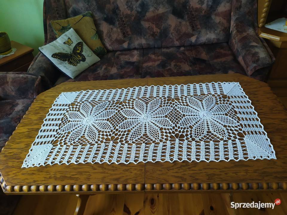 Bieżnik handmade na szydełku Rękodzieło Częstochowa