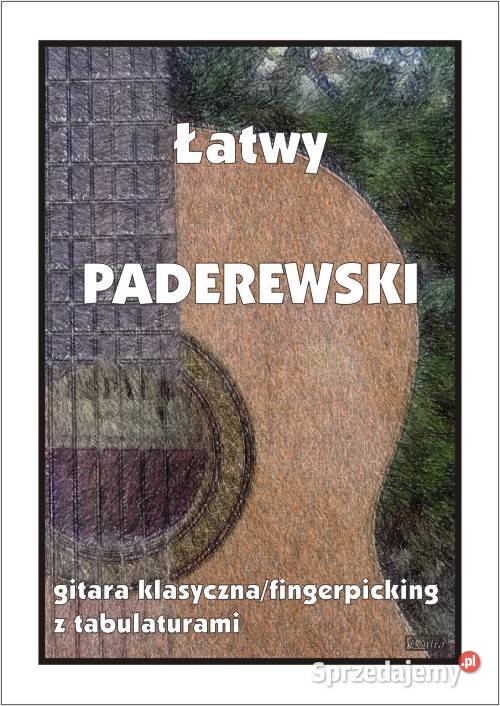 Łatwy Paegerwski na gitarę nutytabulatury Nieporęt