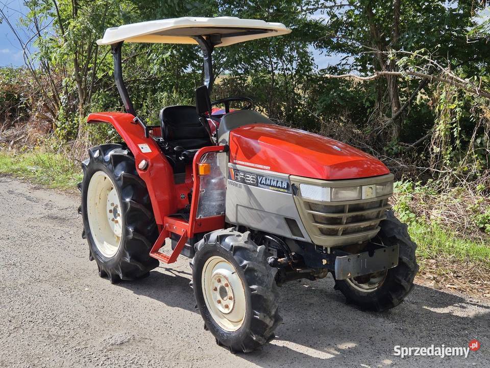 Traktorek YANMAR AF26D 26 44 Wspomaganie Napęd 4x4 Yanmar Małuszyn