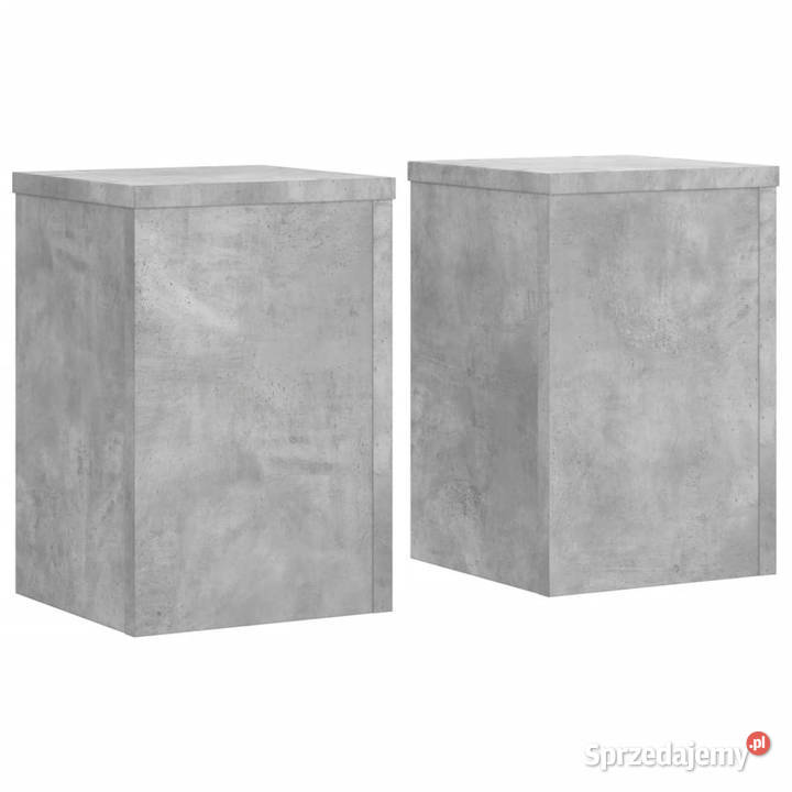 Podstawki pod doniczki 2 szarość betonu 25x25x35 Warszawa