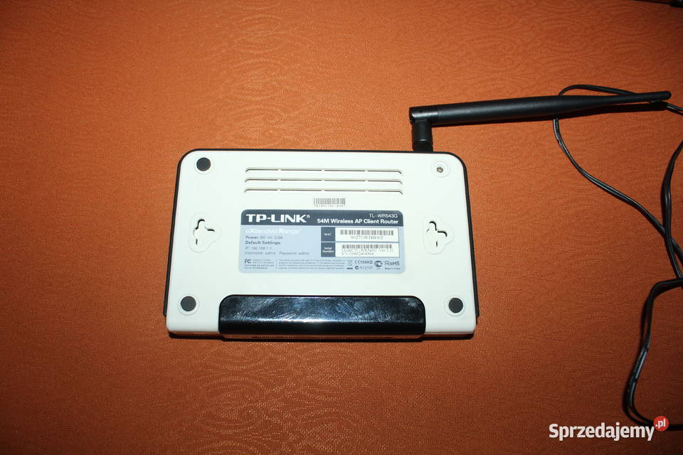 Router TPLINK TLWR543G WiFi Używany Chorzów