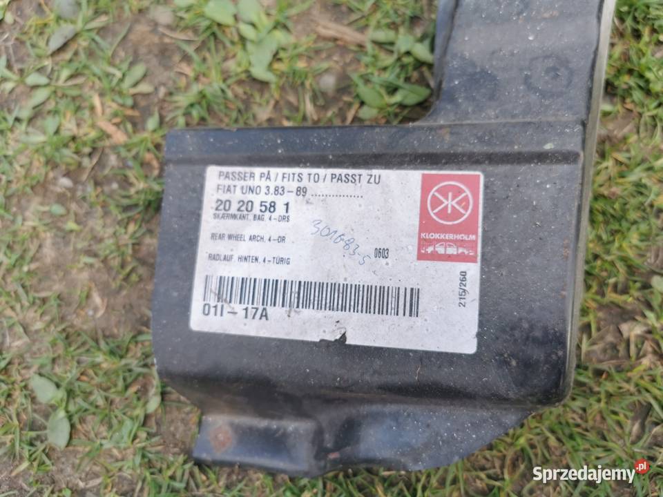 Fiat Uno 5d reperaturka błotnika lewy tył części blacharskie Części samochodowe Jaworzno