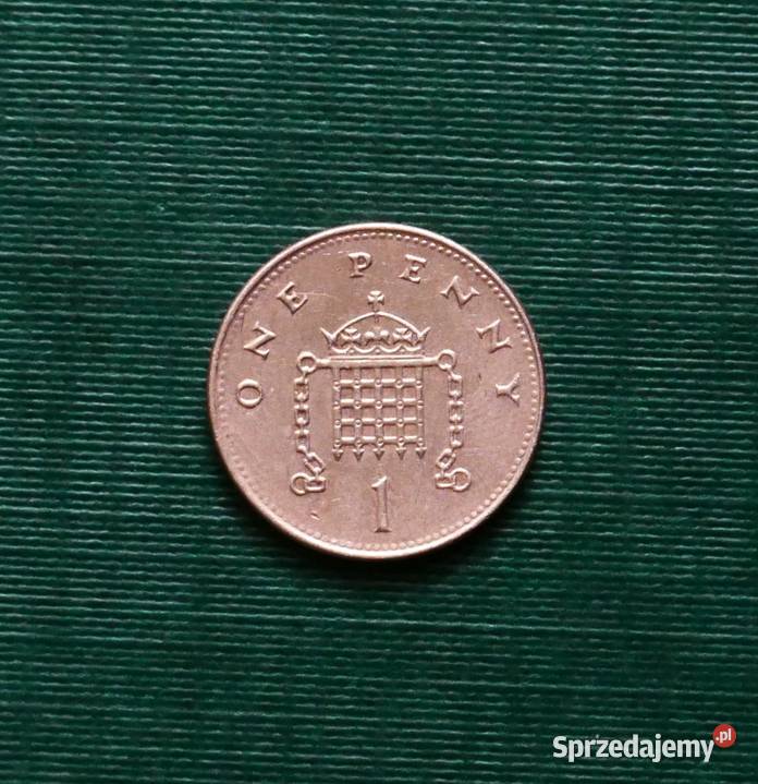 Wielka Brytania 1 pens 1999r magnetyczna Gliwice