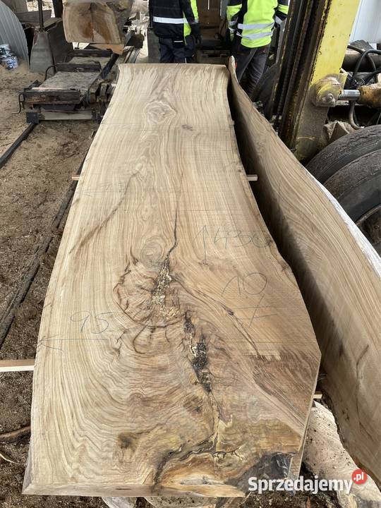 Monolit dąb 400x100x10 stół blat bale foszty Przysucha