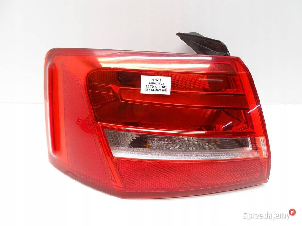 LAMPA LEWA LEWY TYŁ TYLNA W BŁOTNIK AUDI A6 C7